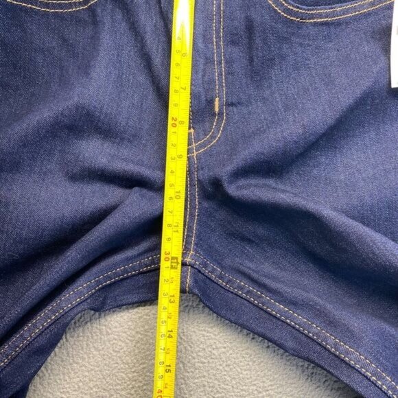 Old Navy Wow Loose High Rise Jeans Womens Size 4 Long Blue Dark Wash Stretch NEW - Picture 6 of 11